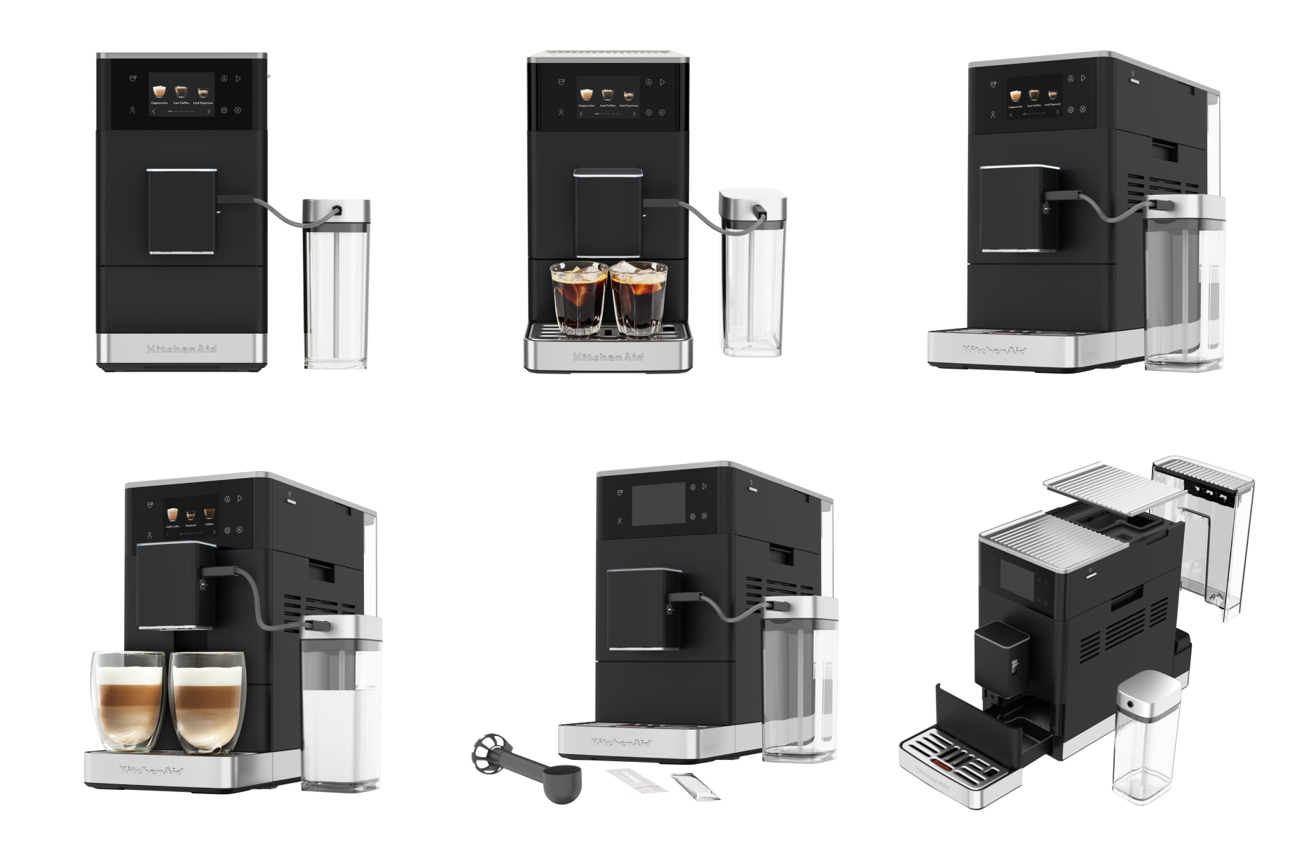 KitchenAid - Automatic Espresso Machine KF4 matte black